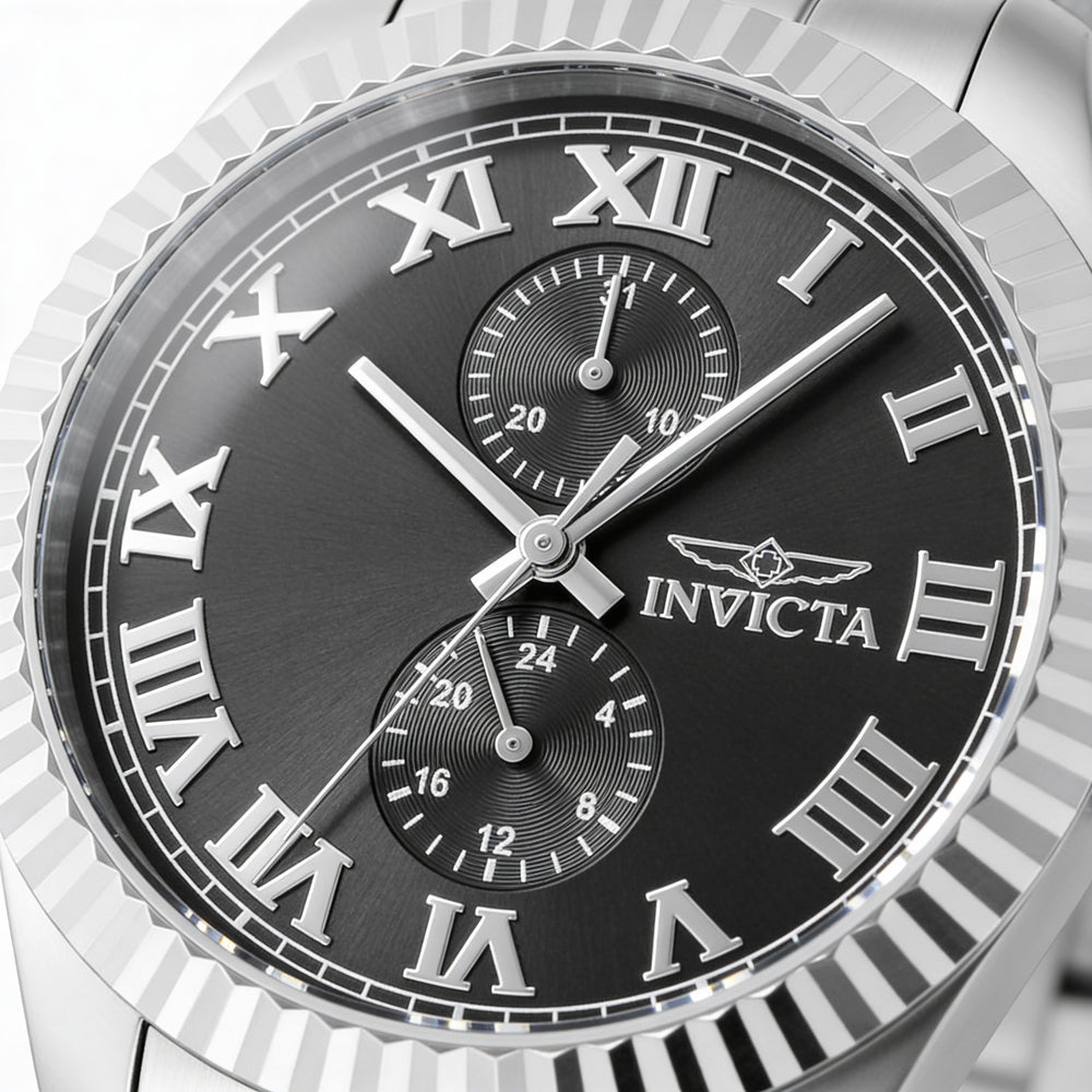 Invicta Specialty 47420 Unisex Watch — front view, Quartz movement 43mm