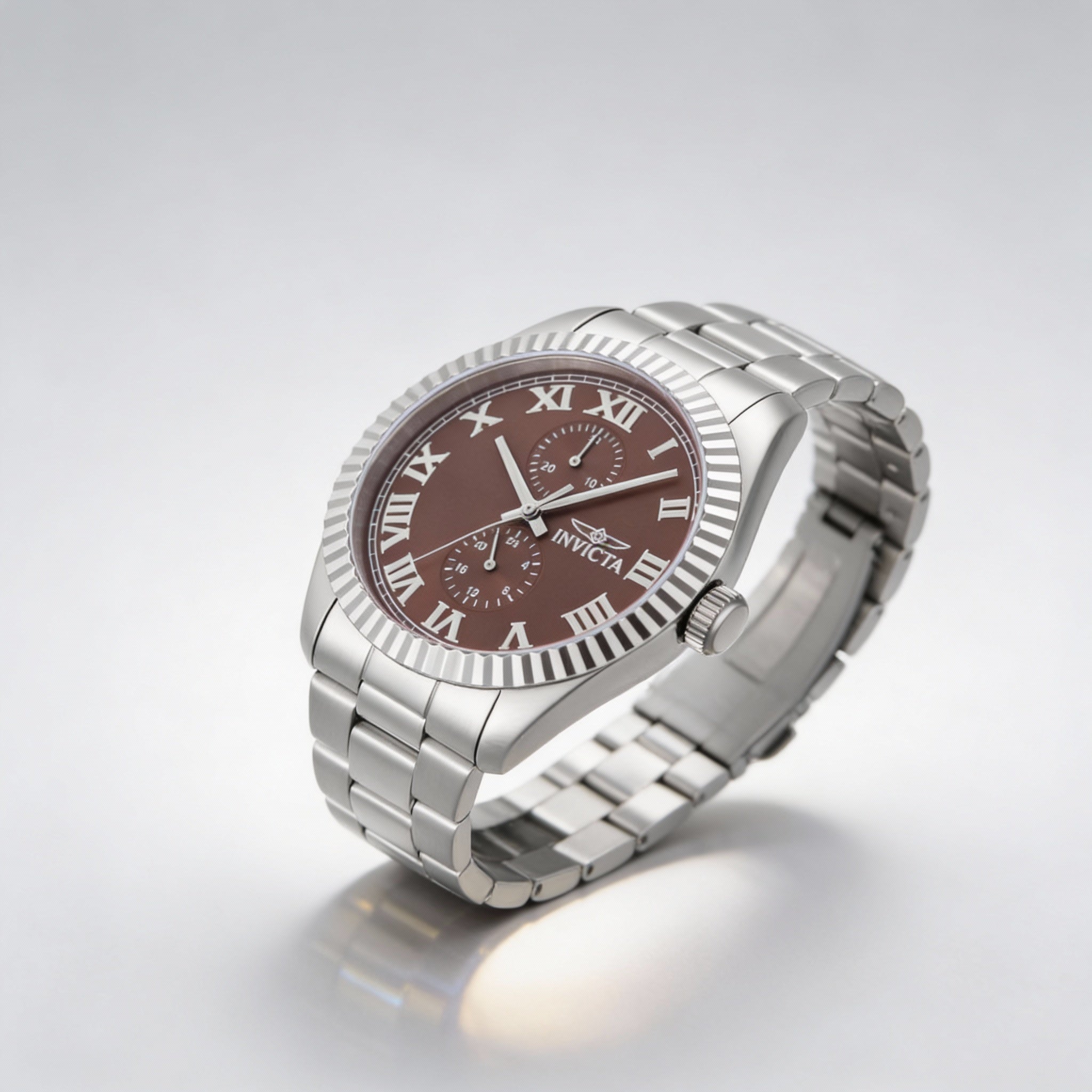 Invicta Specialty 47424 Reloj Cronógrafo Unisex, Esfera Plateada 43mm, Photo 2