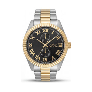Invicta Specialty 47425 Black Dial Stainless Steel Unisex Watch, 43mm