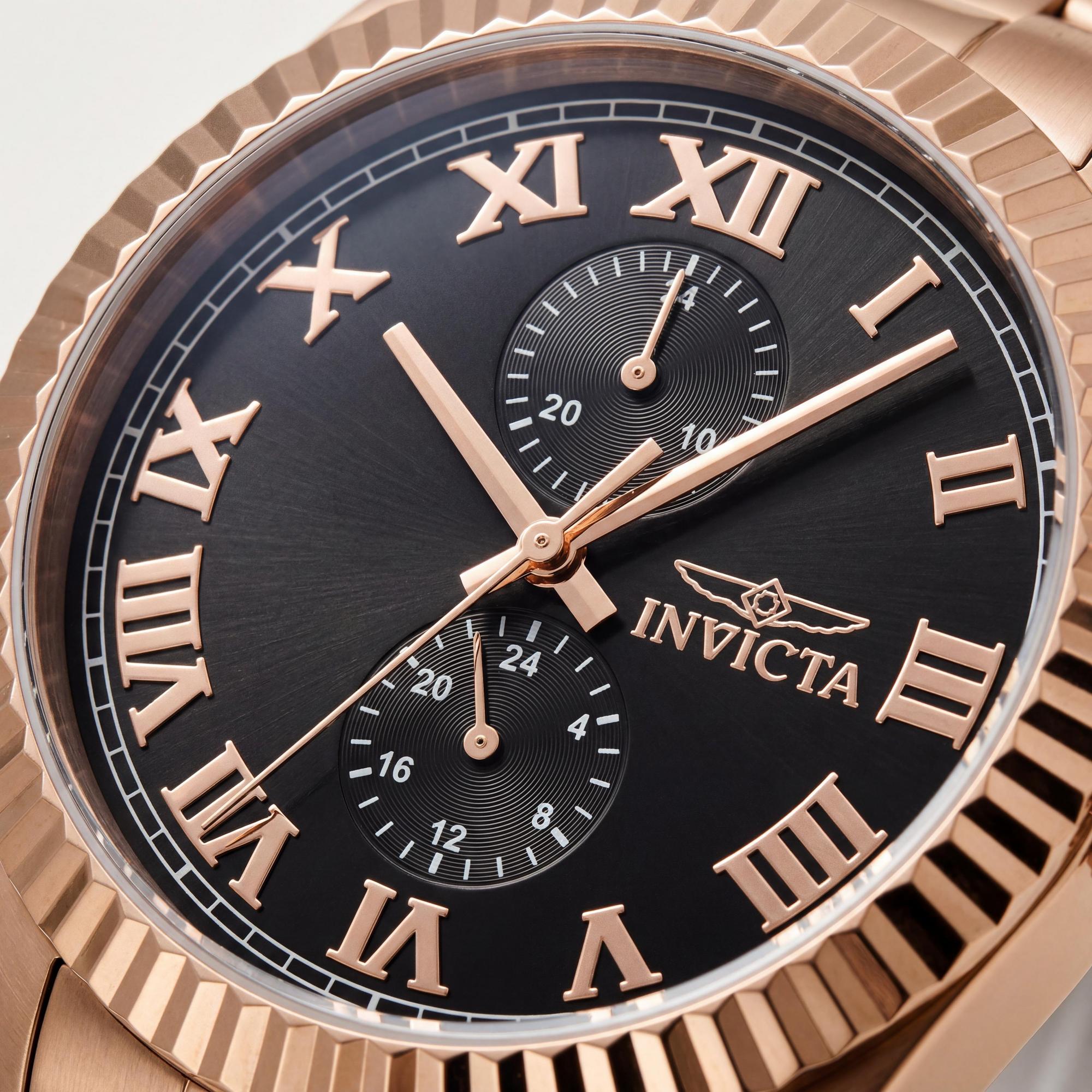 Invicta Specialty 47432 Unisex Chronograph Watch, Gold Dial 43mm, Photo 2