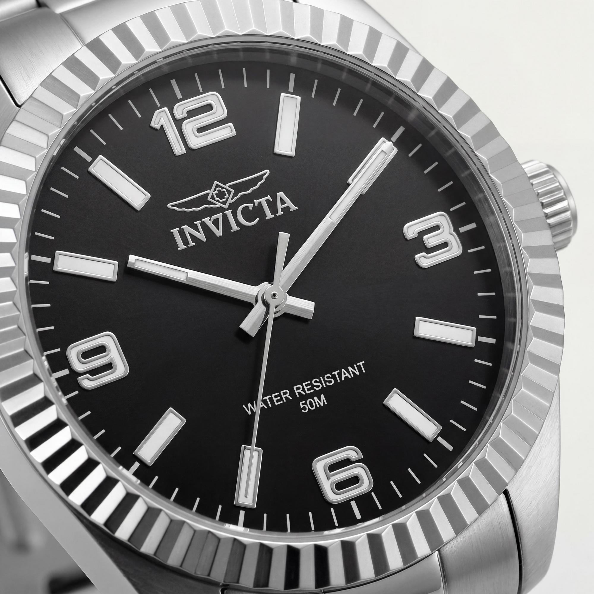 Invicta Specialty 47448 Unisex Watch, Black Dial Stainless Steel 43mm, Photo 2