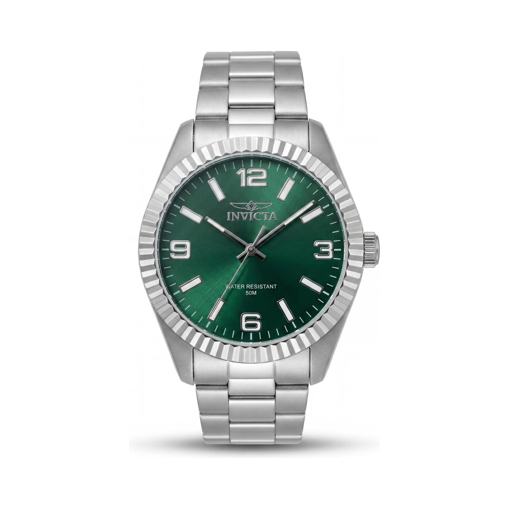 Invicta Specialty 47450 Unisex Watch, Green Dial Stainless Steel 43mm, Photo 1