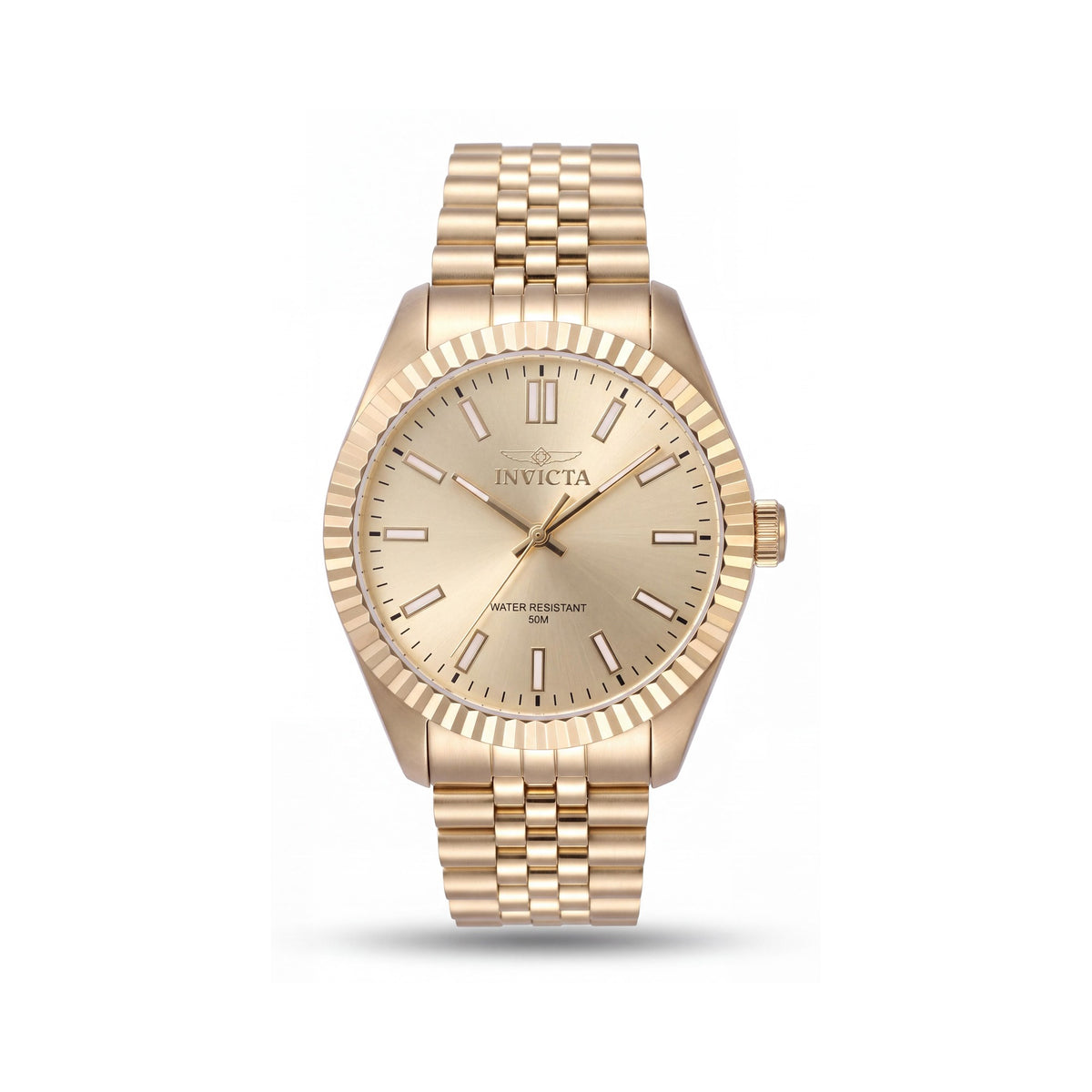 Reloj Invicta Specialty 47491 Unisex de acero inoxidable con esfera dorada, cuarzo, 43 mm, resistente al agua 5 ATM, Photo 1