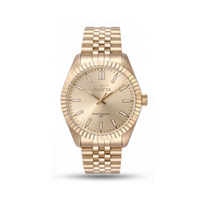 Invicta Specialty 47491 Gold Stainless Steel Unisex Watch, 43mm