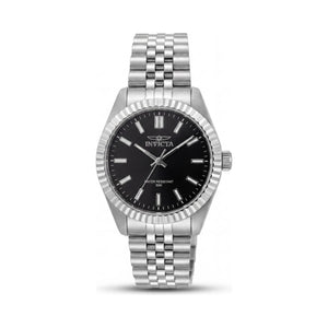 Invicta Specialty 47494 Black Dial Stainless Steel Unisex Watch, 36mm