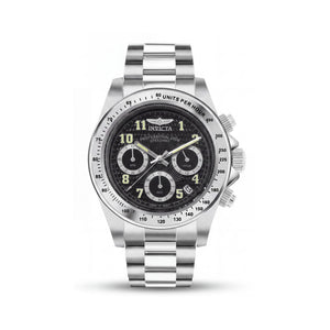 Invicta Speedway 17025 Black Stainless Steel Men's Watch, 40mm