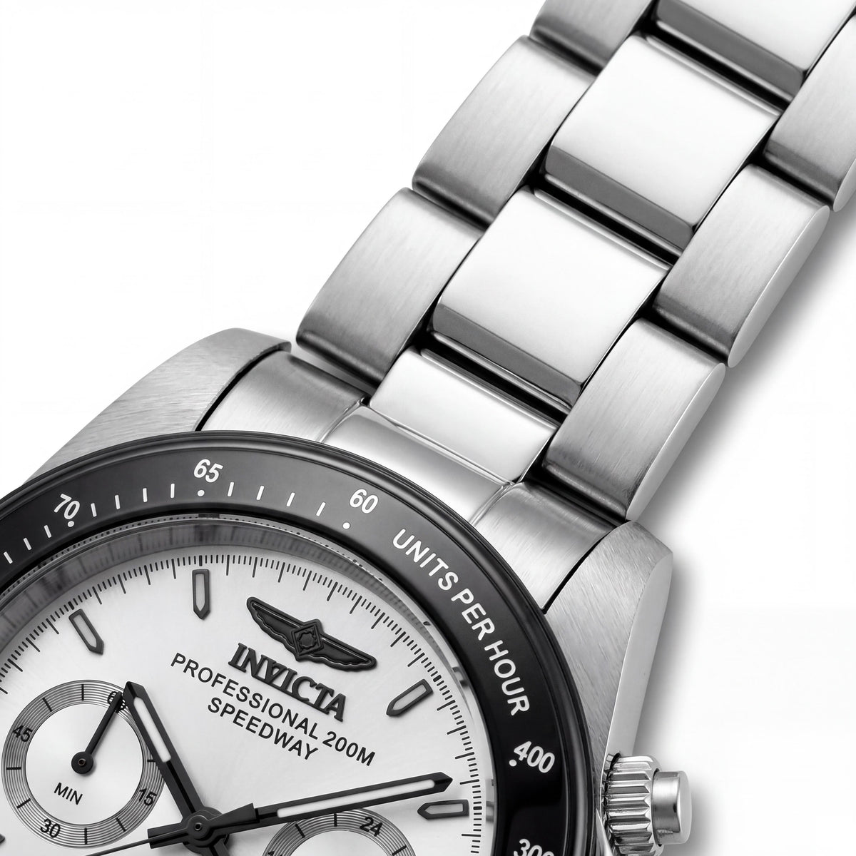 Invicta Speedway 26111 Unisex Silver Watch, 39mm, Photo 3
