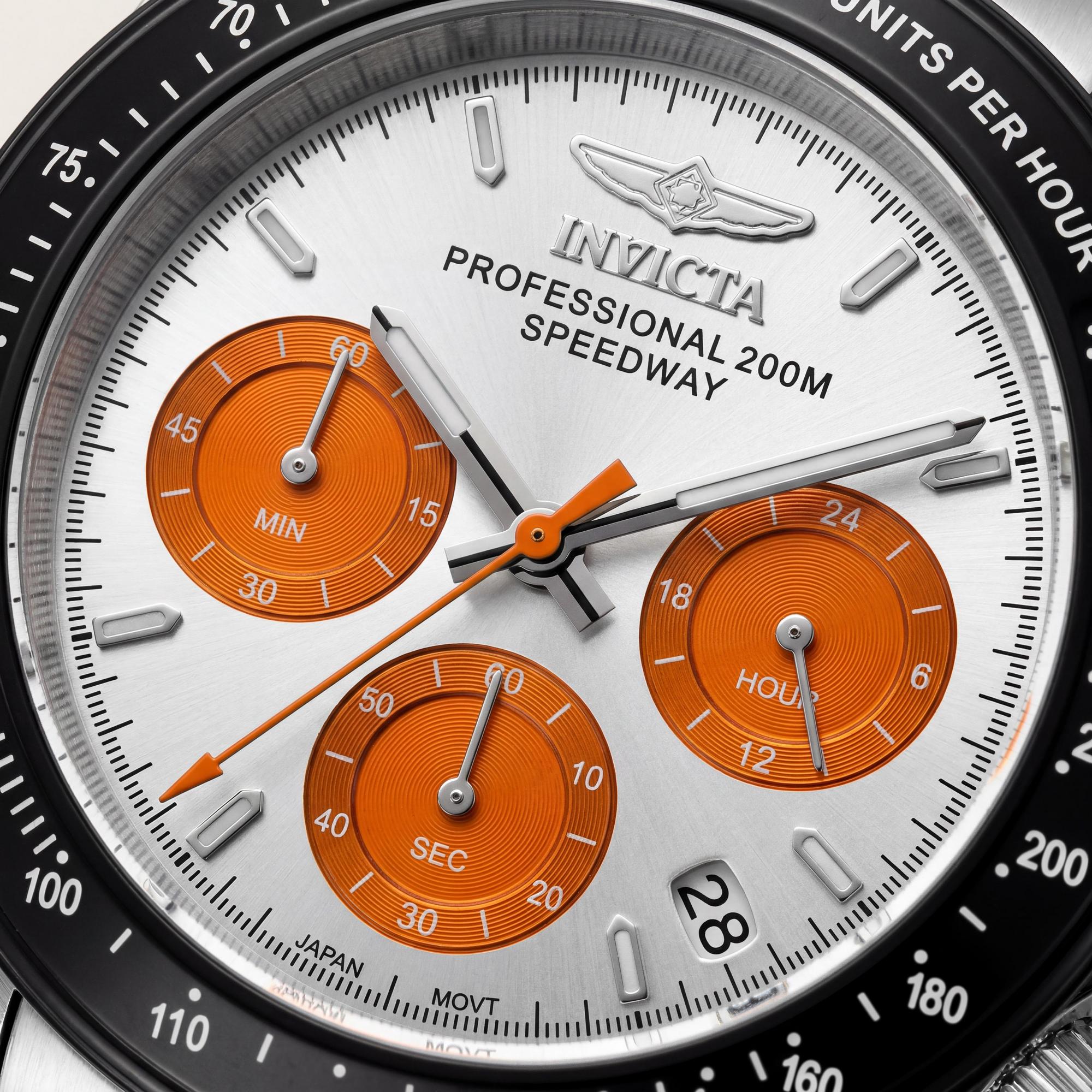 Invicta Speedway 31003 Unisex Watch, Silver Dial Stainless Steel 39mm, Photo 2