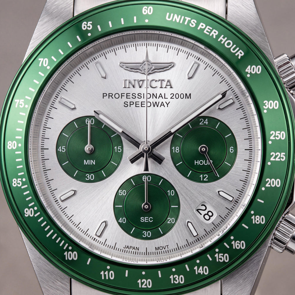 Invicta Speedway 36734 Unisex Watch — front view, Quartz movement 39mm