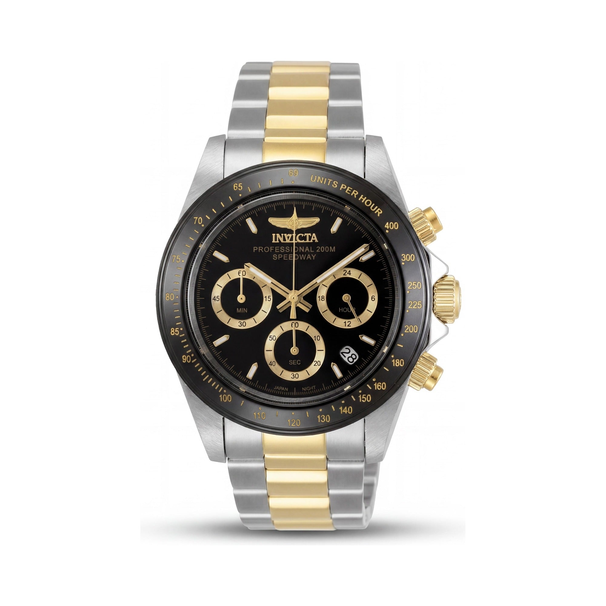 Invicta Speedway 36743 Men's Watch, Black Dial Stainless Steel 39mm, Photo 1