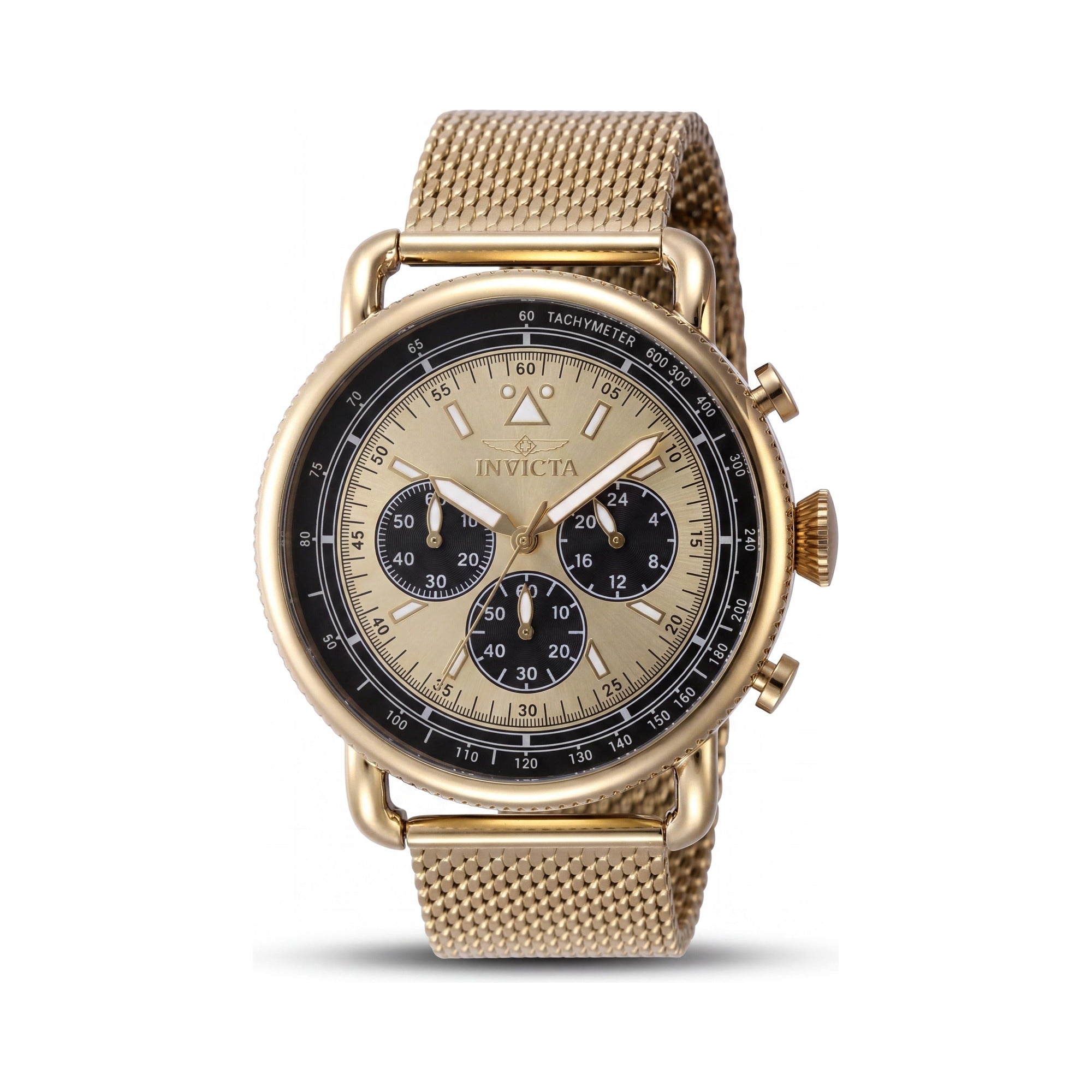 Invicta Speedway 47360 Reloj Cronógrafo Unisex, Esfera Dorada 44mm, Photo 1