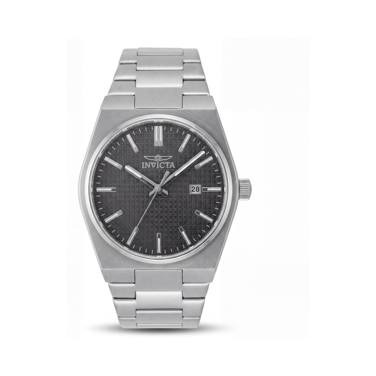 Invicta Speedway 48391 Unisex Reloj de Cuarzo de Acero Inoxidable Plateado con Esfera Gris, Resistencia al Agua de 5 Bares, 40mm, Photo 1