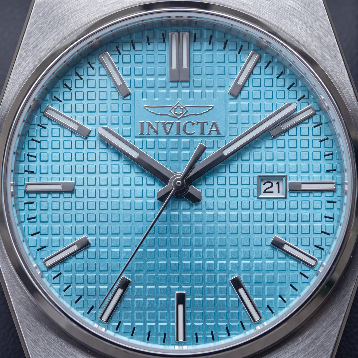 Reloj Invicta Speedway 48394 Unisex con Caja de Acero Inoxidable Plateada de 40 mm, Esfera Azul, Cuarzo y Resistencia al Agua de 5 Bar, Photo 2