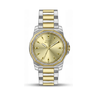 Invicta Speedway 49106 Gold Dial Stainless Steel Unisex Watch, 42mm