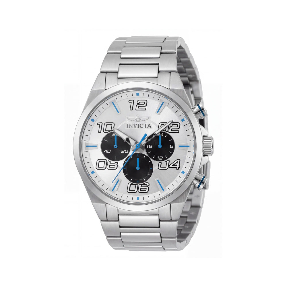 Invicta Speedway 50423 Silver Stainless Steel Unisex Watch, 44mm