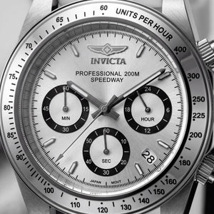 Invicta Speedway 50488 Unisex Watch — front view, Quartz movement 40mm