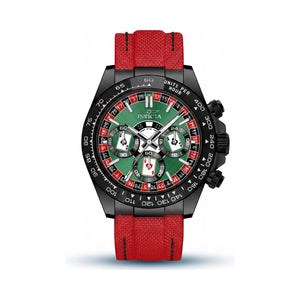 Invicta Speedway 50518 Black Stainless Steel Unisex Watch, 40mm