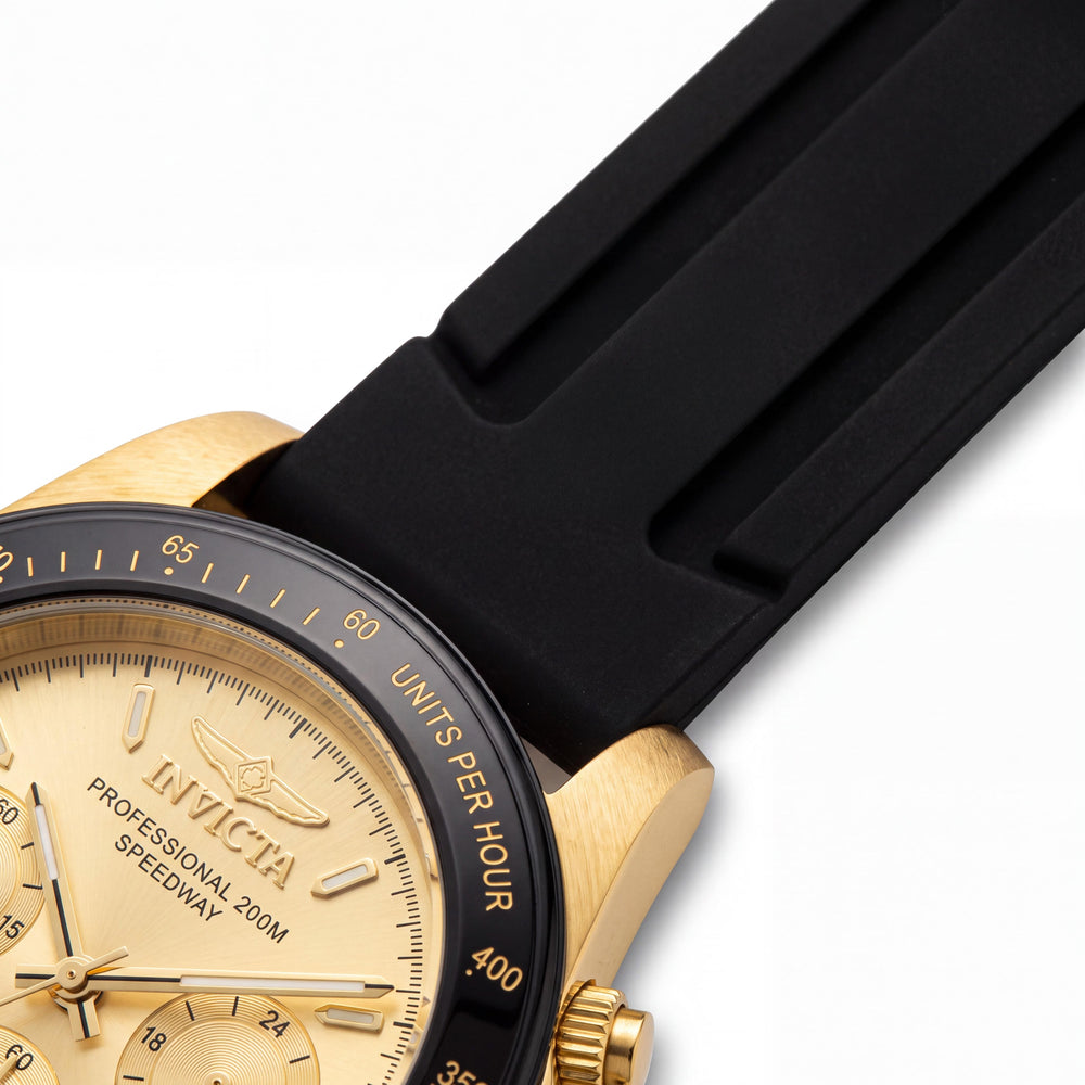 Invicta Speedway 50761 Unisex Watch — side view, Stainless Steel case 39mm
