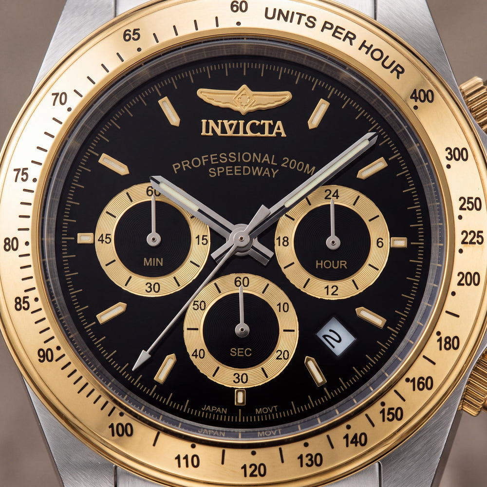 Invicta Speedway 9224 Men's Watch — front view, Quartz movement 40mm