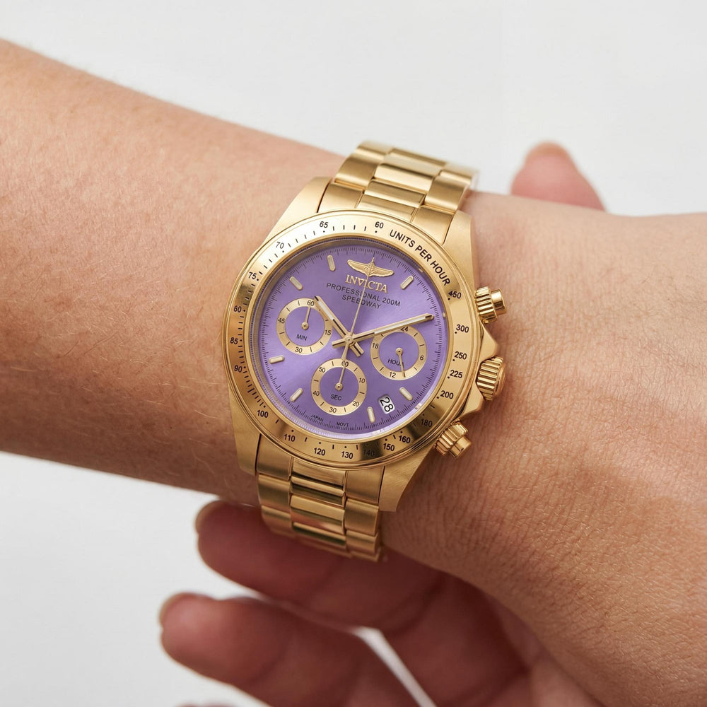 Invicta Speedway Women's Watch — side view, Stainless Steel case 41mm