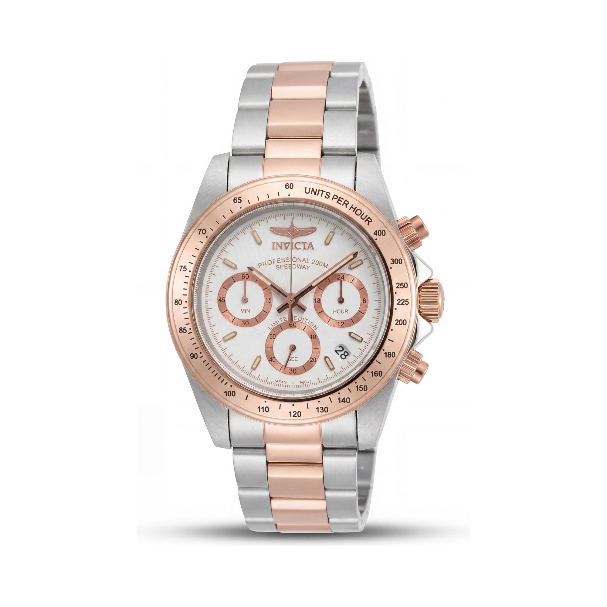Reloj Cronógrafo Invicta Speedway ILE6932A para Hombre, Esfera Dorada de 39mm, Photo 1