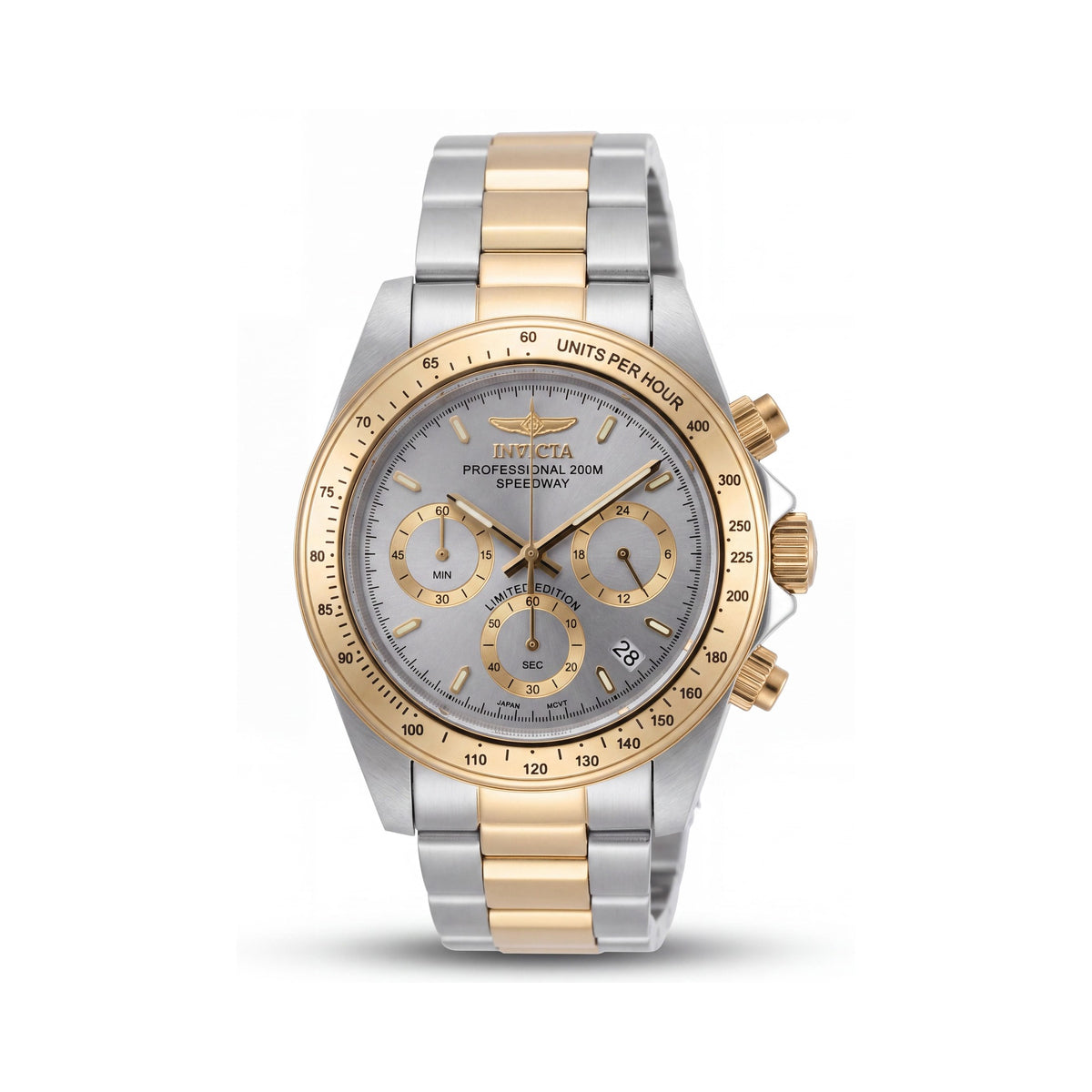 Reloj cronógrafo unisex Invicta Speedway ILE9212A plateado, 39 mm, Photo 1