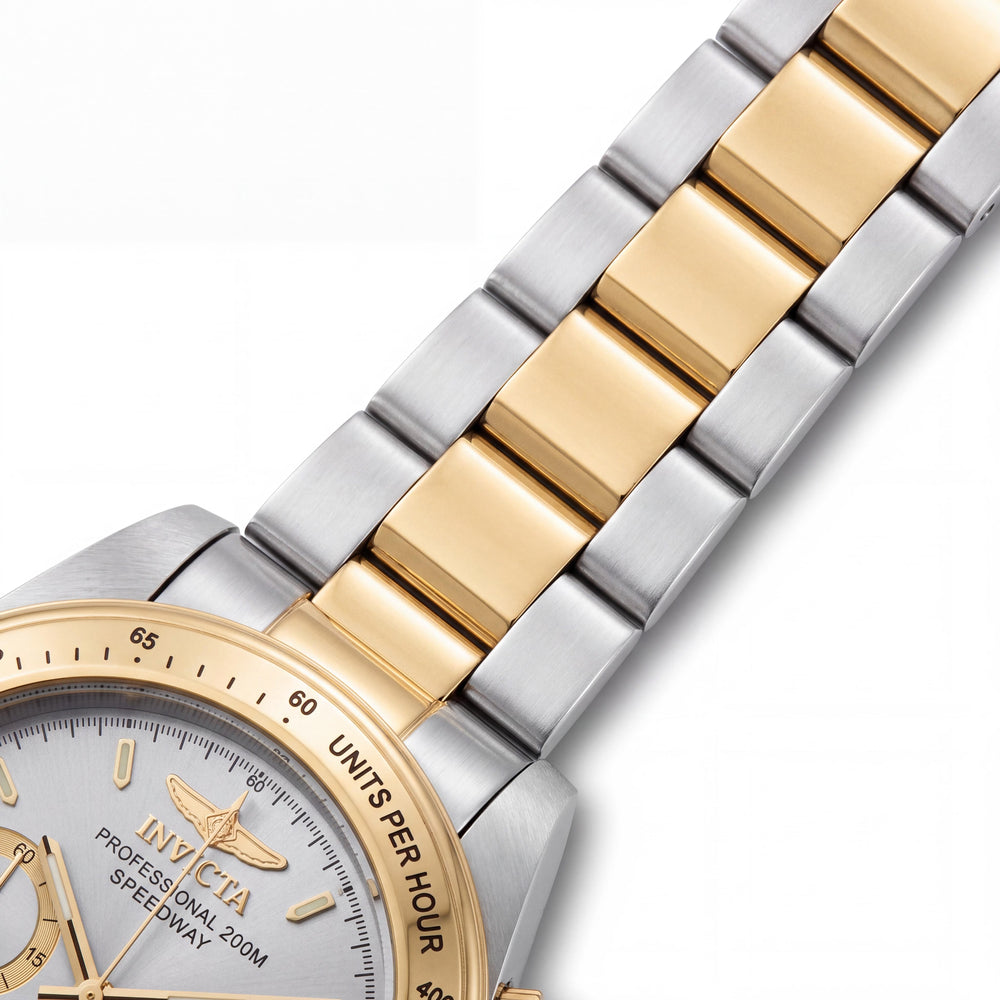Invicta Speedway ILE9212A Unisex Watch — side view, Stainless Steel case 39mm