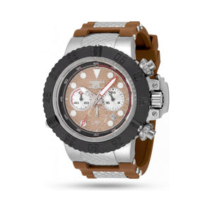Invicta Subaqua 47828 Brown Dial Stainless Steel Men's Watch, 50mm