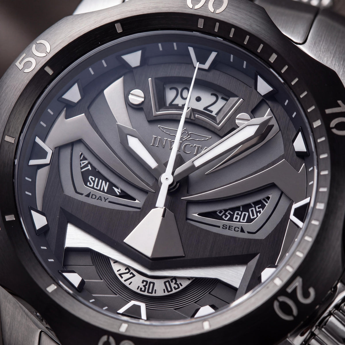 Reloj unisex Invicta Venom 48169 plateado, 54 mm, Photo 2