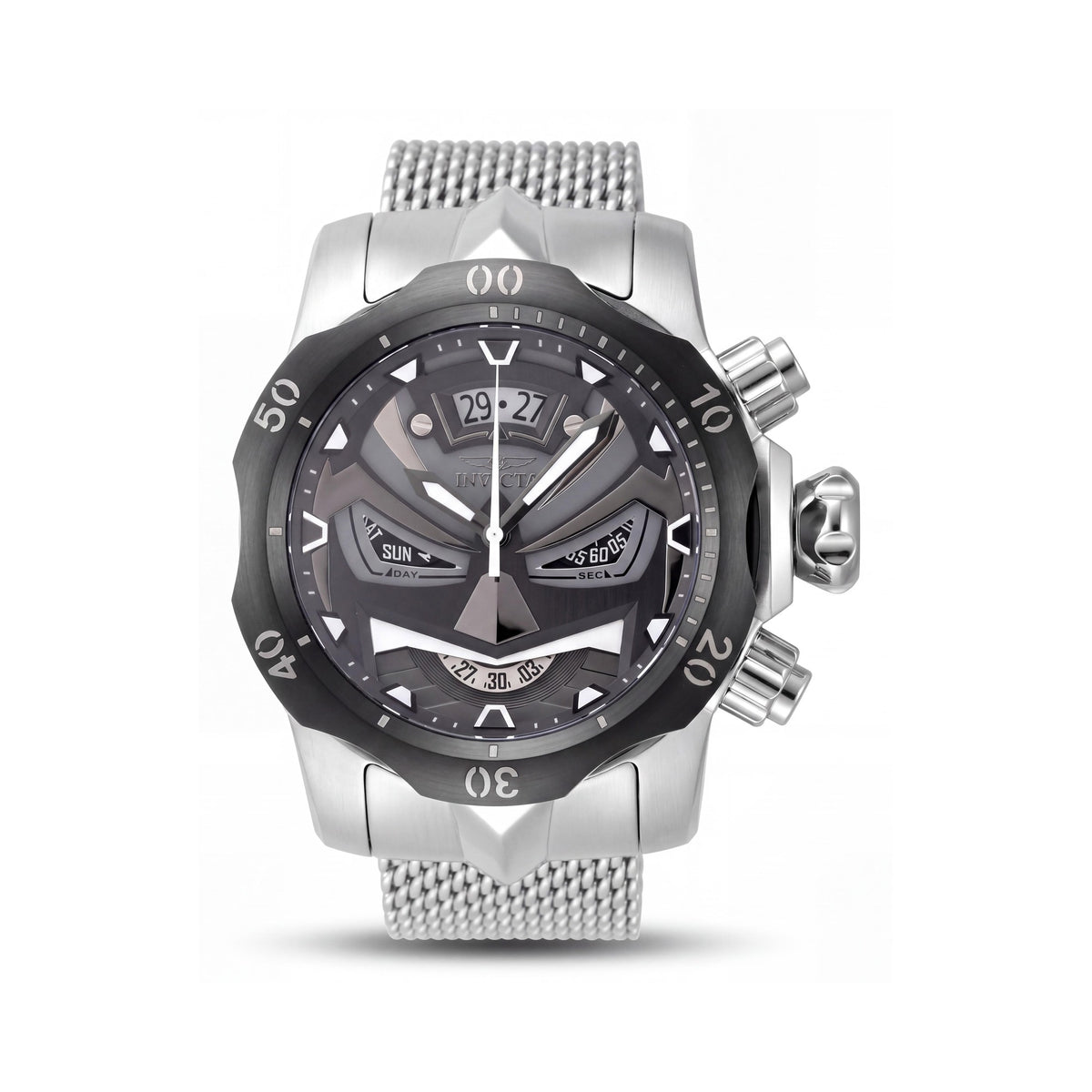 Reloj unisex Invicta Venom 48169 plateado, 54 mm, Photo 1