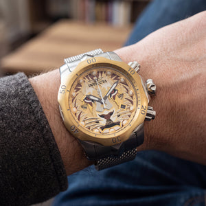 Invicta Venom 48171 Unisex Watch — side view, Stainless Steel case 54mm