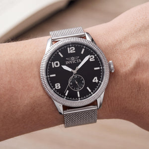 Invicta VH60 Unisex Watch — side view, Stainless Steel case 44mm