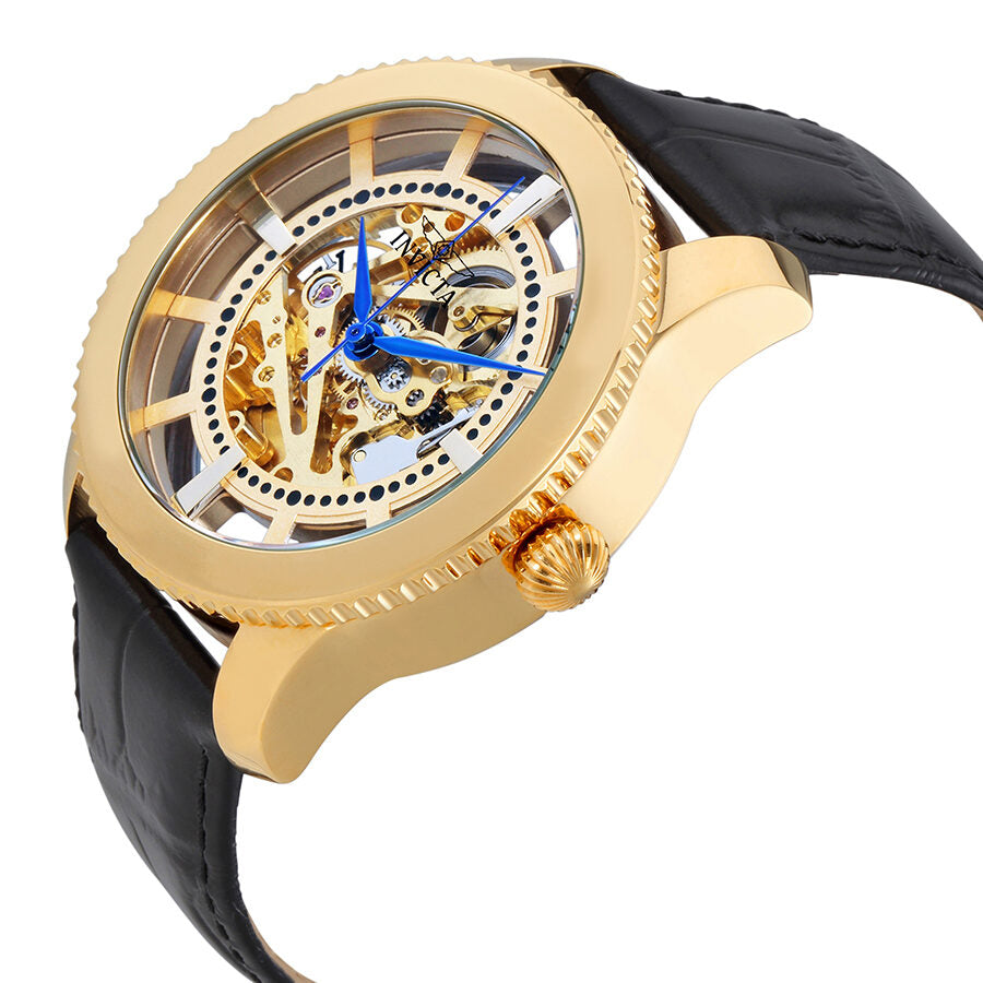Invicta Men's Vintage Analog Display Automatic Self Wind Black Watch