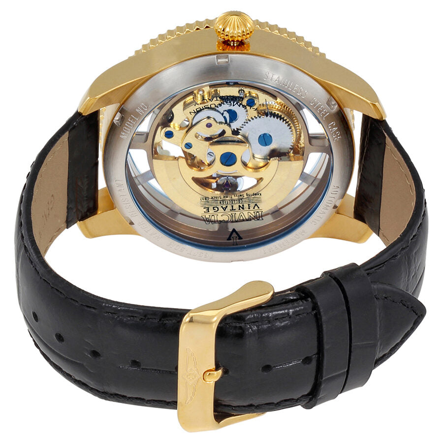 buy Invicta 23638 Men's Vintage Analog Display Automatic Self Wind Black Watch