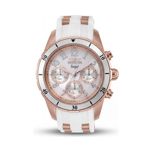 Invicta White Dial Stainless Steel Women's Watch, 40mm