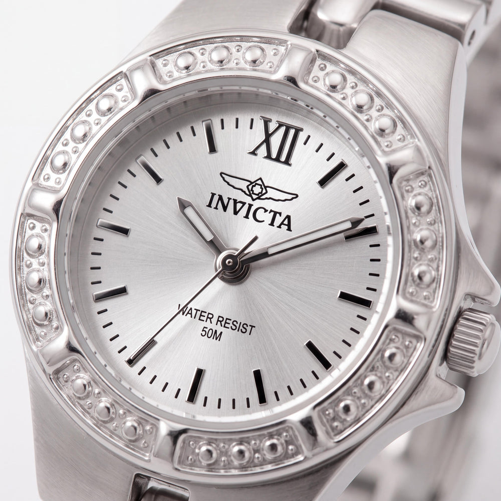 Invicta Wildflower 0135 Unisex Watch — front view, Quartz movement 21mm