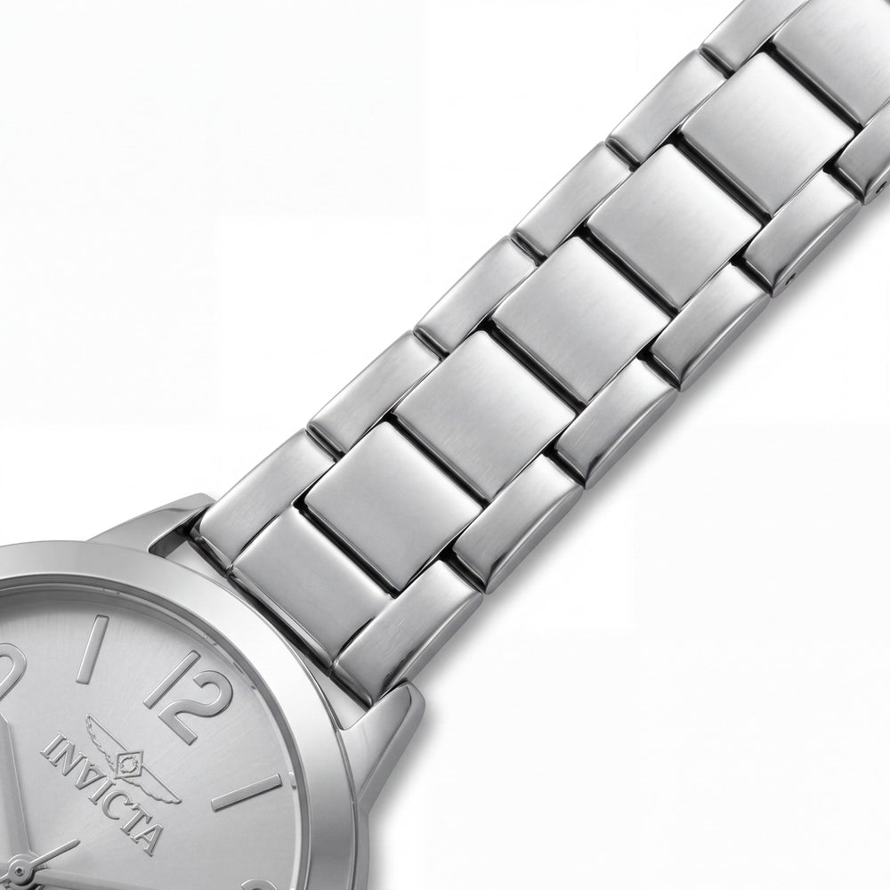 Invicta Wildflower 47270 Unisex Watch — side view, Stainless Steel case 34mm