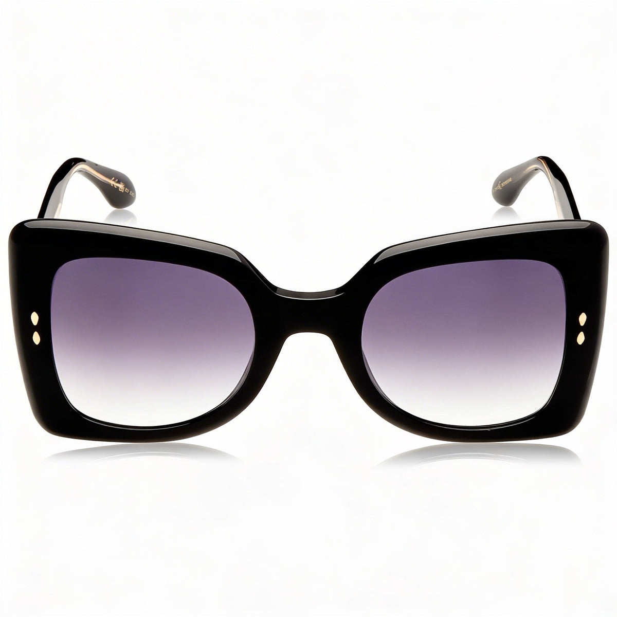 Isabel Marant Black, Grey Rectangle Sunglasses for Women, 52mm, Photo 2