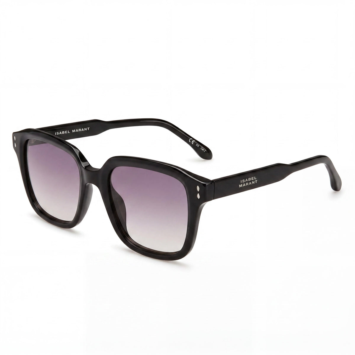 Gafas de sol rectangulares Isabel Marant IM 0109/G/S negras y grises para mujer, 52 mm, Photo 1