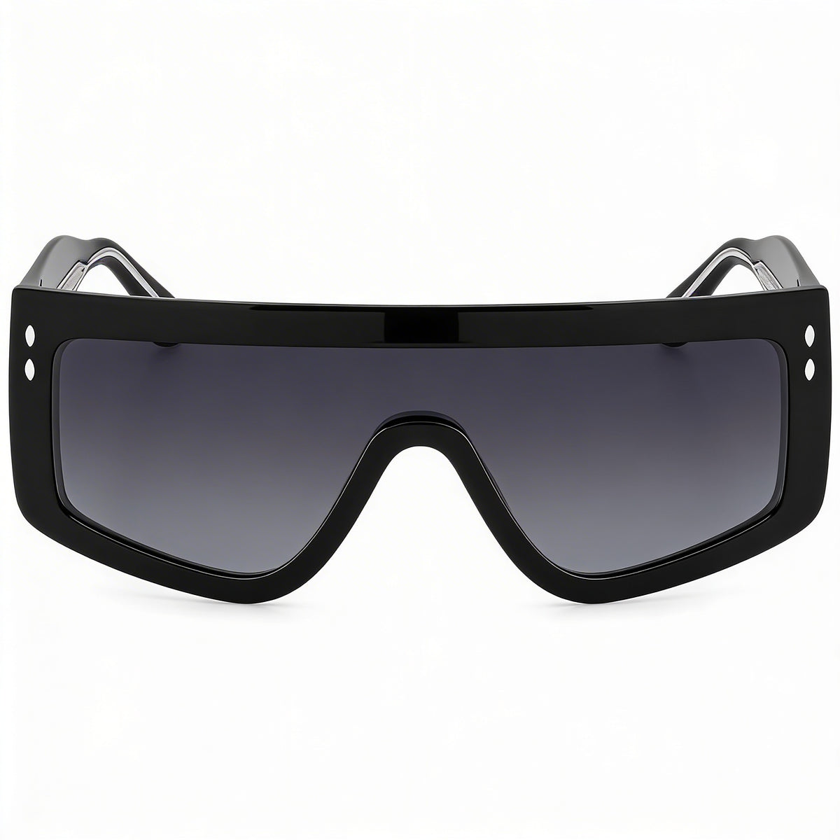 Isabel Marant Shield Sunglasses for Women, Black, Grey, Photo 2