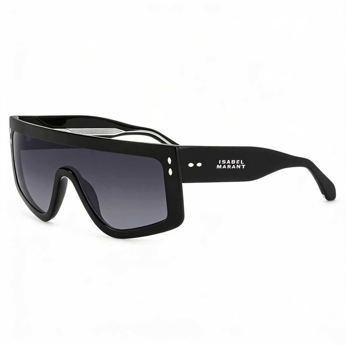 Isabel Marant Shield Sunglasses for Women, Black, Grey, Photo 3