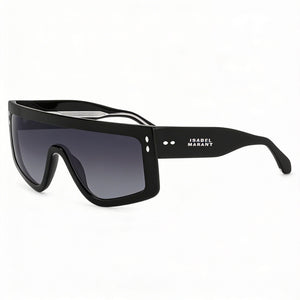 Isabel Marant Shield Sunglasses Women — side view, Non-Polarized Clear lens