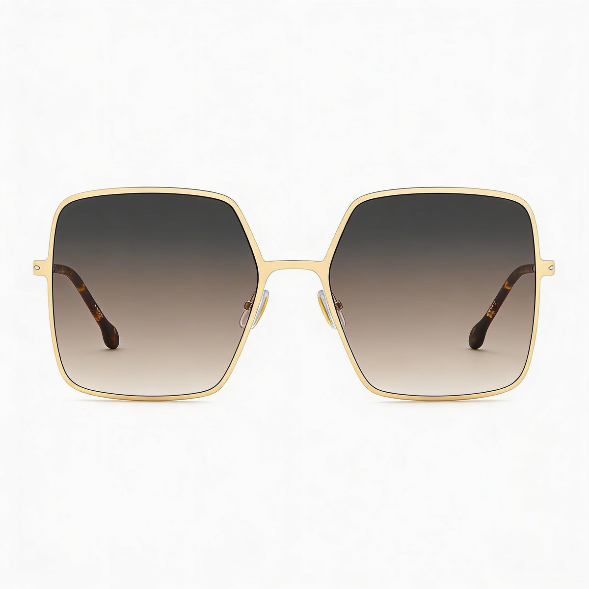 Isabel Marant Casual Gold Brown Square Sunglasses for Women, 58mm, Photo 3