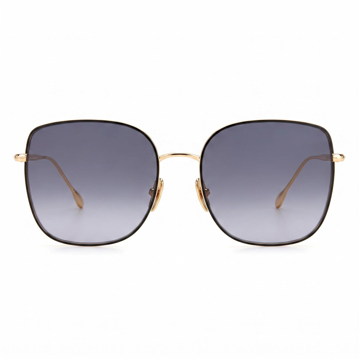 Gafas de sol ojo de gato Isabel Marant clásicas en negro y dorado para mujer, 58 mm, Photo 2