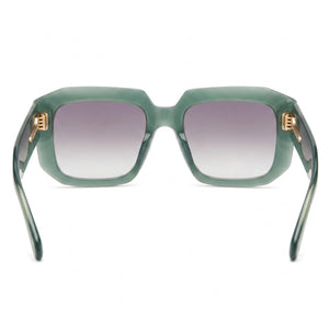 Isabel Marant Classic Rectangle Sunglasses for Women — interior view, Non-Polarized lens detail