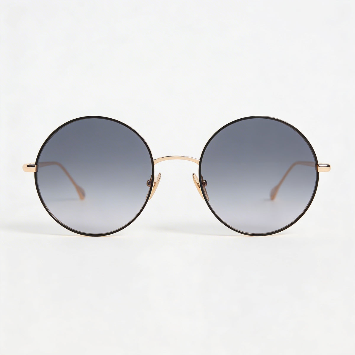 Lentes de sol redondos Isabel Marant negros y dorados para mujer, 54 mm, Photo 2