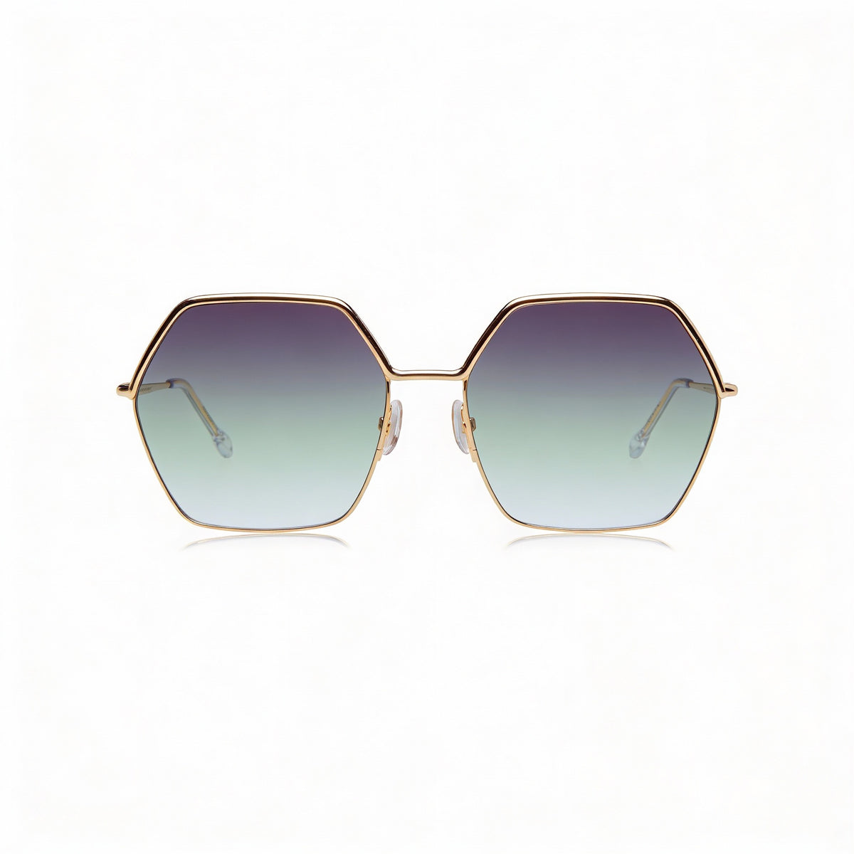 Isabel Marant Gafas de Sol Cuadradas de Mujer en Oro Rosado y Gris, 59mm, Photo 2