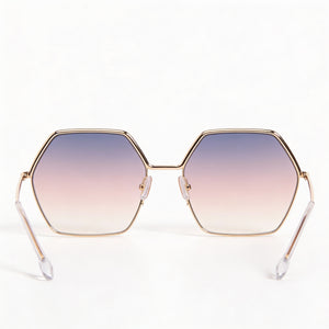 Isabel Marant Square Sunglasses Women — side view, Non-Polarized Purple lens