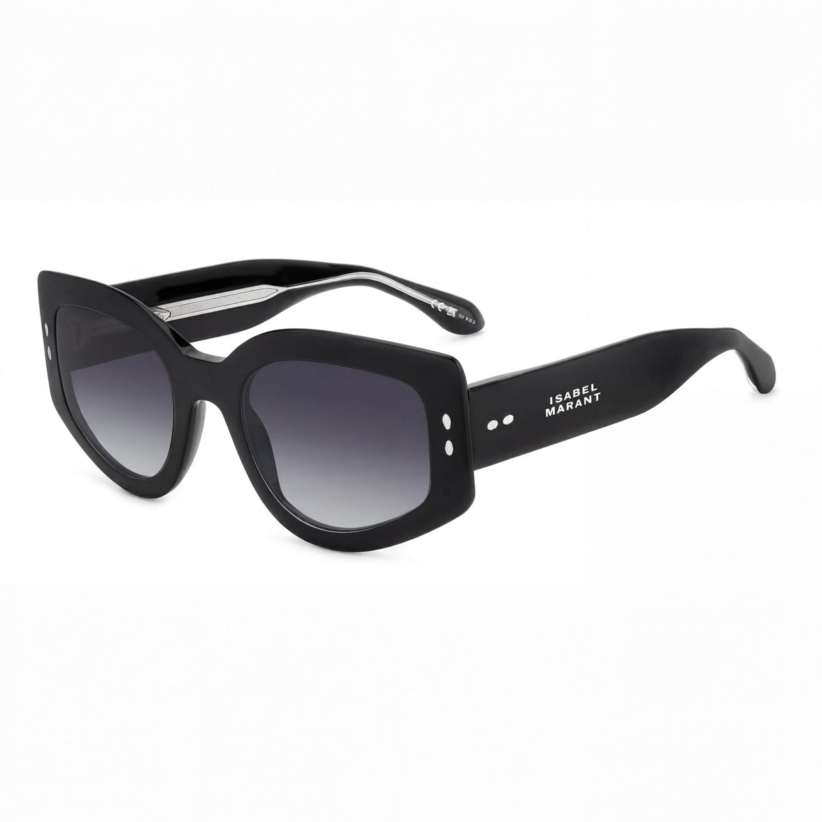 Lentes de sol Isabel Marant rectangulares grises para mujer, 54 mm, Photo 1