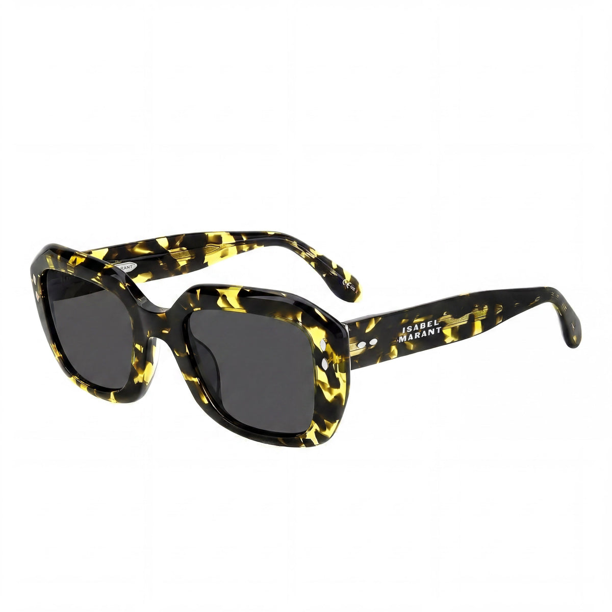 Isabel Marant Yellow Havana Rectangle Sunglasses for Women, 52mm, Photo 1